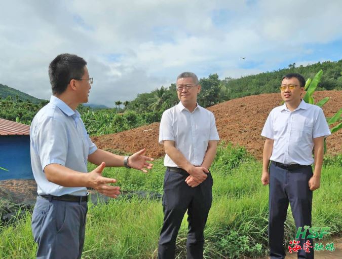 艾軼倫在立才農場公司墾區(qū)耕地“非糧化”“非農化”專項整改復耕地塊調研。